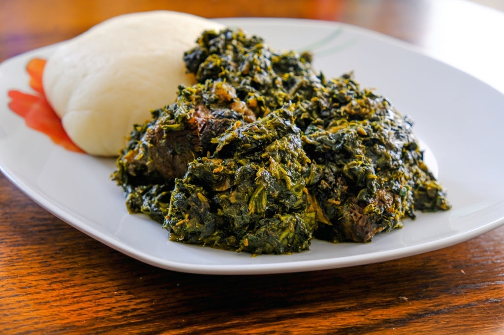 Fufu and Efo Riro