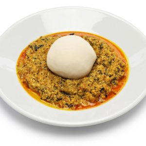 Pounded Yam and Egusi